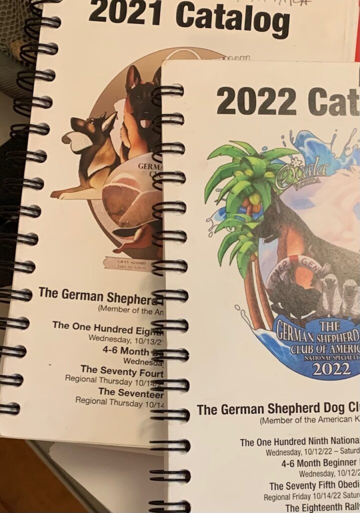 National Catalog Advertising Section The German Shepherd Dog Club of